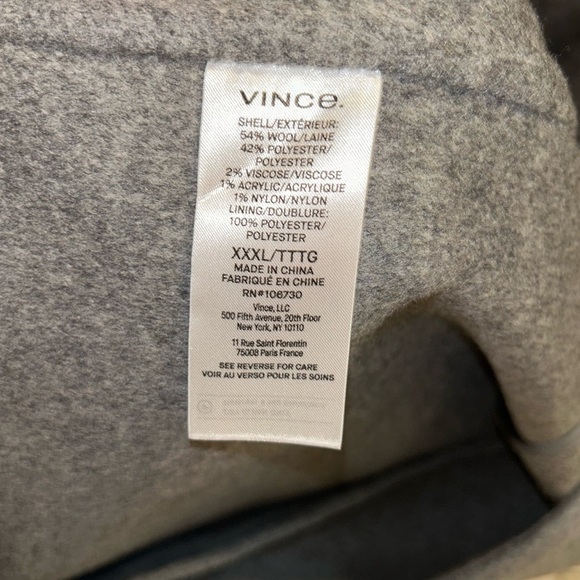 Vince wool blend long coat - Picture 10 of 15